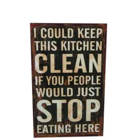 Dekoschild mit Spruch aus Holz graviert