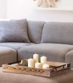 Graviertes Holzbrett zum Servieren