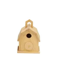 Exklusives Holzvogelhaus mit Wunschgravur für anspruchsvolle Gartendekoration