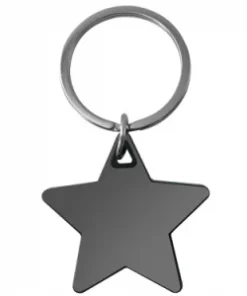 Rechteckiger Metallanhänger ohne Gravur