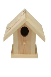 Einzigartiges Vogelhaus mit Namensgravur aus edlem Holz perfekt für Individualisten