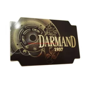 VIP-Mitgliedskarte aus Metall mit Logo