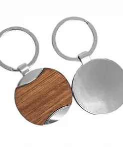 Schlüsselanhänger aus Holz & Metall