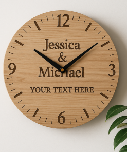 Wanduhren mit Gravur – Zeit mit Stil und Persönlichkeit erleben