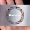 Individuell designte Geschenkkarte aus Metall