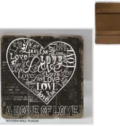 Gartenschild aus Holz individuell beschriftet