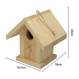 Geschenkidee Vogelhaus mit Gravur für Taufen Geburtstage oder Einweihungspartys