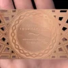 Edelstahlkarte mit Firmenlogo und QR-Code