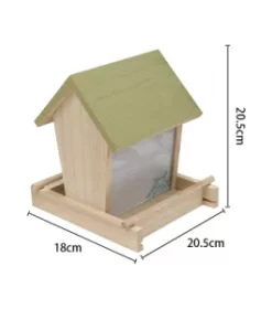 Mini-Vogelhaus mit Gravur als liebevolle Tischdeko oder Gastgeschenk bei Feierlichkeiten