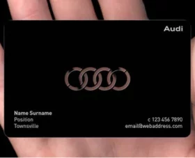 Einladungskarte aus Metall für Hochzeiten