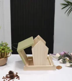 Vogelhaus mit Jubiläumsgravur perfekt für Firmenjubiläen oder Vereinsfeiern