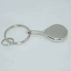 Schlüsselanhänger Metall mit großer Fläche