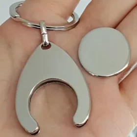 Einkaufswagen Token Schlüsselring mit Clip