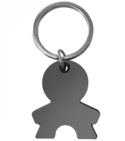 Schlüsselanhänger Rohform aus Metall