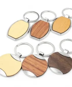 Schlüsselanhänger Holz Initialgravur