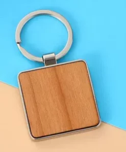 Familien-Schlüsselanhänger Holz