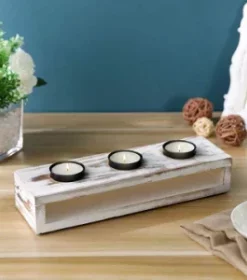 Buchstaben-Tablett aus Holz