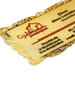 Individuelle Einladungskarte aus echtem Edelstahl