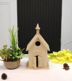 Vogelhaus mit Willkommensgruß graviert ideal für Ferienhäuser oder Gästeunterkünfte