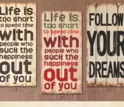 Individuelles Holzschild für das Büro