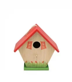 Vogelhaus mit individueller Gravur und romantischem Design als Highlight in Ihrem Garten