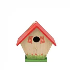 Vogelhaus mit individueller Gravur und romantischem Design als Highlight in Ihrem Garten