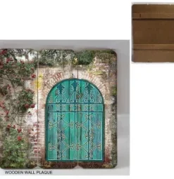 Dekoratives Holzschild für den Garten