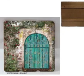 Dekoratives Holzschild für den Garten