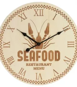 Elegante Wanduhr mit Gravur für stilvolle Wohnzimmer-Deko