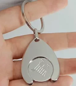 Kompakter Schlüsselbund mit Jetonfach