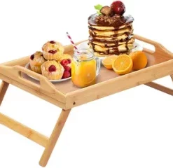 Tagesstarttablett mit Frühstücksgruß