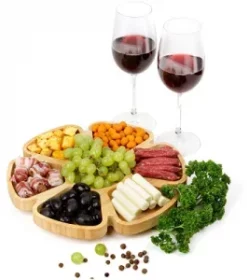 Rustikales Frühstückstablett mit Gravur