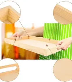 Dekotablett aus Holz mit individueller Gravur