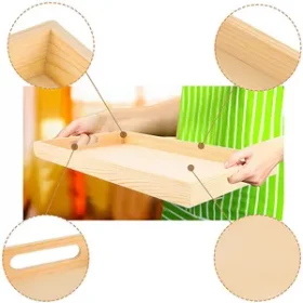 Dekotablett aus Holz mit individueller Gravur