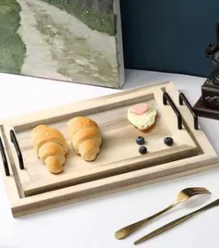 Naturholztablett mit individueller Gravur