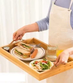 Rustikales Tablett mit Wunschtext