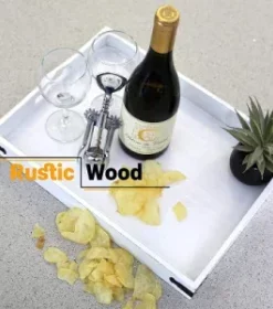 Serviertablett mit Logo für Unternehmen