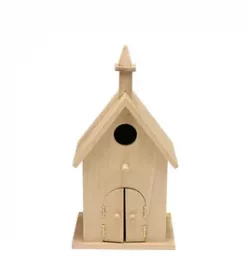 Stilvolles Vogelhaus mit persönlicher Gravur für ein natürliches Ambiente rund ums Haus