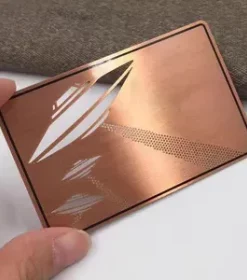 Gutschein aus Metall für Luxusgeschenke