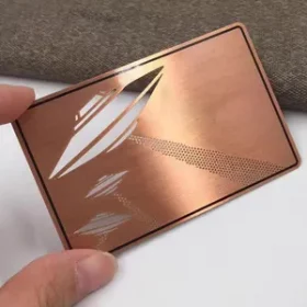 Gutschein aus Metall für Luxusgeschenke