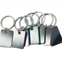Leerer Schlüsselanhänger mit Schlüsselring