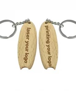 Schlüsselanhänger Holz mit Magnet