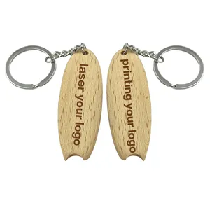 Schlüsselanhänger Holz mit Magnet