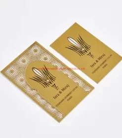 Clubkarte aus Aluminium mit glattem Finish