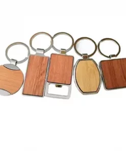 Schlüsselanhänger Holz mit Symbol