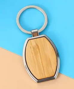 Schlüsselanhänger Holz Herzform