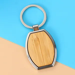 Schlüsselanhänger Holz Herzform