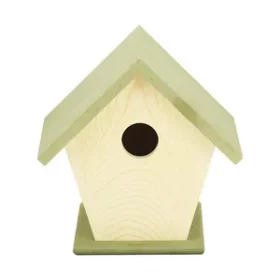 Kreatives Bastelset mit Gravur zum Selbstgestalten eines einzigartigen Vogelhauses