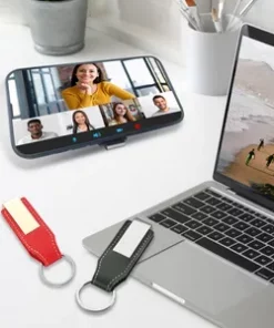 Schlüsselanhänger mit integriertem Smartphone-Ständer