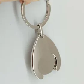 Mini-Schlüsselanhänger mit Einkaufsjeton